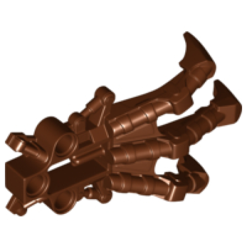 Деталь LEGO 53562 Bionicle Foot Piraka Clawed - Reddish Brown