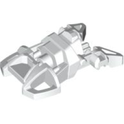 Bionicle Foot Small with Axle Connector - White