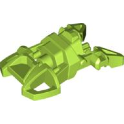 Bionicle Foot Small with Axle Connector - Lime
