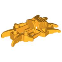 Bionicle Foot Toa Inika Clawed - Bright Light Orange