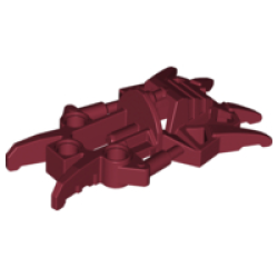 Bionicle Foot Toa Inika Clawed - Dark Red
