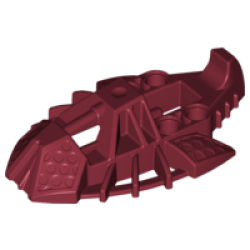 Bionicle Foot Toa Inika Elliptical - Dark Red