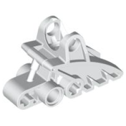 Bionicle Foot with Ball Joint Socket 2 x 3 x 5 - White