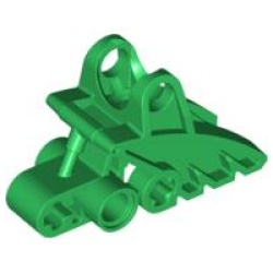 Bionicle Foot with Ball Joint Socket 2 x 3 x 5 - Green