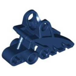 Bionicle Foot with Ball Joint Socket 2 x 3 x 5 - Dark Blue