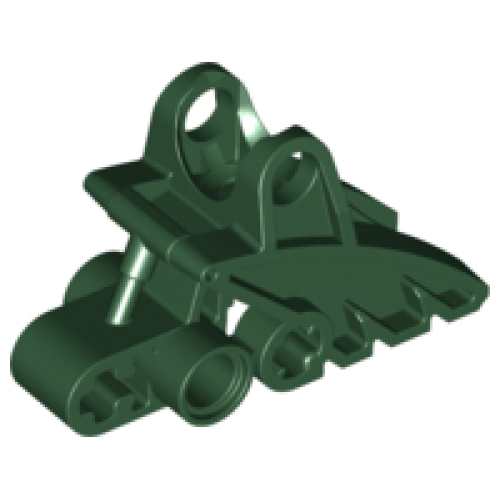 Деталь LEGO 41668 Bionicle Foot with Ball Joint Socket 2 x 3 x 5 - Dark Green