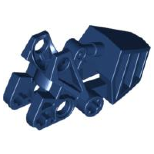 Деталь LEGO 62386 Bionicle Foot with Ball Joint Socket 3 x 6 x 2 1/3, Squared Tops - Dark Blue