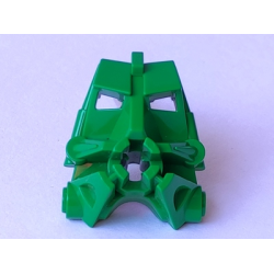 Bionicle Head Connector Block 3 x 4 x 1 2/3 - Green