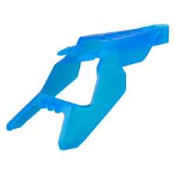 Bionicle Head Connector Block Eye/Brain Stalk (Vahki) - Trans-Dark Blue
