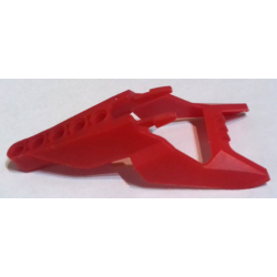 Bionicle Head Connector Block Eye/Brain Stalk (Vahki) - Trans-Red