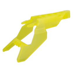 Bionicle Head Connector Block Eye/Brain Stalk (Vahki) - Trans-Yellow