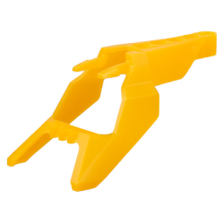 Bionicle Head Connector Block Eye/Brain Stalk (Vahki) - Trans-Orange