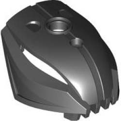 Bionicle Head, Rahkshi - Black