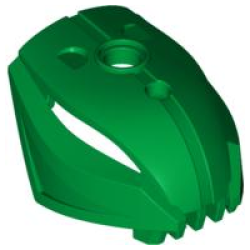 Bionicle Head, Rahkshi - Pearl Green