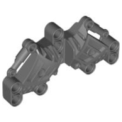 Bionicle Mahri Kongu Torso - Dark Bluish Gray