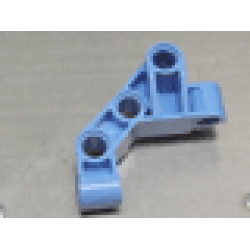 Bionicle Matoran Back, Liftarm 4 x 4 x 2 - Medium Blue