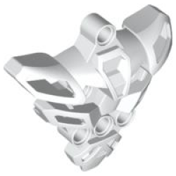 Bionicle Matoran Chest Torso - White