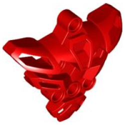 Bionicle Matoran Chest Torso - Red