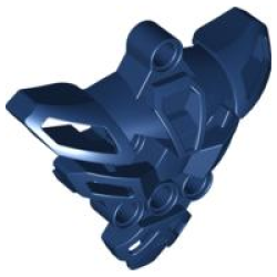 Bionicle Matoran Chest Torso - Dark Blue
