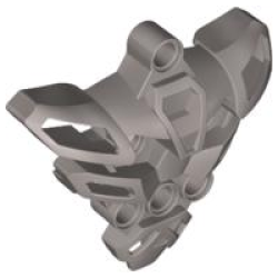 Bionicle Matoran Chest Torso - Pearl Light Gray