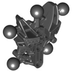 Bionicle Matoran Torso, Av-Matoran Type 1 - Black