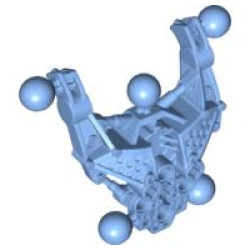 Bionicle Matoran Torso, Av-Matoran Type 2 - Medium Blue