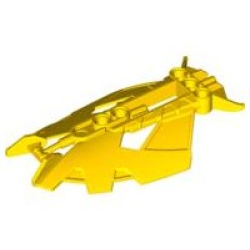 Bionicle Panel / Shield (Axalara T9) - Yellow