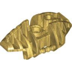 Bionicle Piraka Leg Upper Section Cover - Pearl Gold