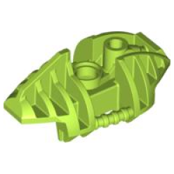 Bionicle Piraka Leg Upper Section Cover - Lime
