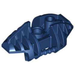 Bionicle Piraka Leg Upper Section Cover - Dark Blue