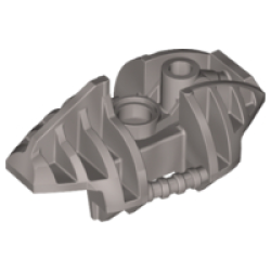 Bionicle Piraka Leg Upper Section Cover - Pearl Light Gray