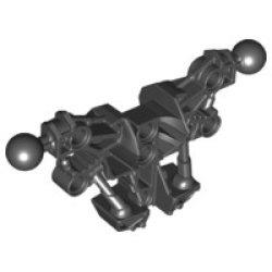 Bionicle Piraka Torso with 2 Ball Joint - Black