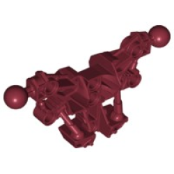 Bionicle Piraka Torso with 2 Ball Joint - Dark Red