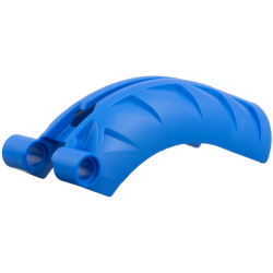Bionicle Rahkshi Back Cover with Groove - Pearl Blue