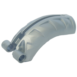 Bionicle Rahkshi Back Cover with Groove - Pearl Light Gray