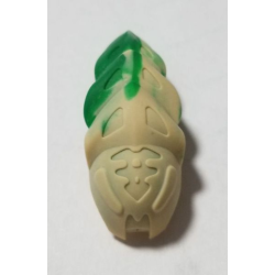 Bionicle Rahkshi Kraata Stage 1 with Marbled Pattern (list head color, describe the rest) - Tan