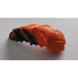 Bionicle Rahkshi Kraata Stage 1 with Marbled Pattern (list head color, describe the rest) - Orange Bionicle Rahkshi Kraata Stage 1 with Marbled Pattern (list head color, describe the rest) - Orange