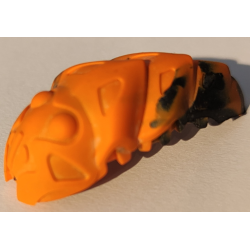 Bionicle Rahkshi Kraata Stage 2 with Marbled Pattern (list head color, describe the rest) - Orange Bionicle Rahkshi Kraata Stage 2 with Marbled Pattern (list head color, describe the rest) - Orange