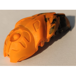 Bionicle Rahkshi Kraata Stage 3 with Marbled Pattern (list head color, describe the rest) - Orange Bionicle Rahkshi Kraata Stage 3 with Marbled Pattern (list head color, describe the rest) - Orange