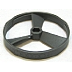 Bionicle Rhotuka Spinner (Propeller / Rotor) with Engraved Code on Side Pattern - Dark Bluish Gray