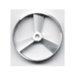 Bionicle Rhotuka Spinner (Propeller / Rotor) with Marbled Pearl Light Gray Pattern - White