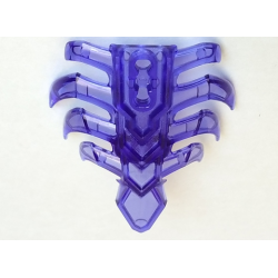 Bionicle Spine Armor with 8 Ribs - Trans-Purple Bionicle Spine Armor with 8 Ribs - Trans-Purple