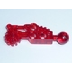 Bionicle Toa Hordika Arm Lower Section with Ball Joint - Trans-Red Bionicle Toa Hordika Arm Lower Section with Ball Joint - Trans-Red