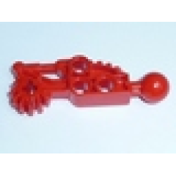 Bionicle Toa Hordika Arm Lower Section with Ball Joint - Red Bionicle Toa Hordika Arm Lower Section with Ball Joint - Red