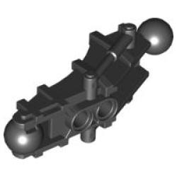 Bionicle Toa Hordika Leg Section - Black Bionicle Toa Hordika Leg Section - Black