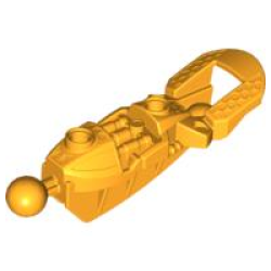 Bionicle Toa Inika Leg Lower Section - Bright Light Orange Bionicle Toa Inika Leg Lower Section - Bright Light Orange