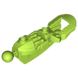 Bionicle Toa Inika Leg Lower Section - Lime Bionicle Toa Inika Leg Lower Section - Lime