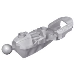 Bionicle Toa Inika Leg Lower Section - Pearl Light Gray Bionicle Toa Inika Leg Lower Section - Pearl Light Gray