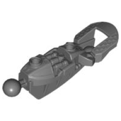 Bionicle Toa Inika Leg Lower Section - Dark Bluish Gray Bionicle Toa Inika Leg Lower Section - Dark Bluish Gray