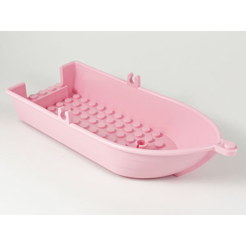 Деталь LEGO 33129 Boat, 18 x 8 x 3 1/3 with Oarlocks - Pink